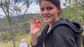 How Extreme Chanel!!! Being A Lesbian Is Very Rich (outdoor Fuck)