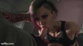 Judy Alvarez Cyberpunk 2077 Hentai - Love Bite: Hard Fucking of a Pink Pussy