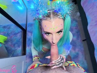 Sandy Love Takes Brick Danger's Load As Creampie After Wild Rave Screw!