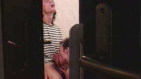 Gregor Hanslik & Mikulas Gost have oral sex in bathroom