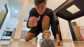 (POV Shrunken): Giant destroys your friends and you