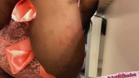 ~13 min lipstick bow kissing my tits with dildo~