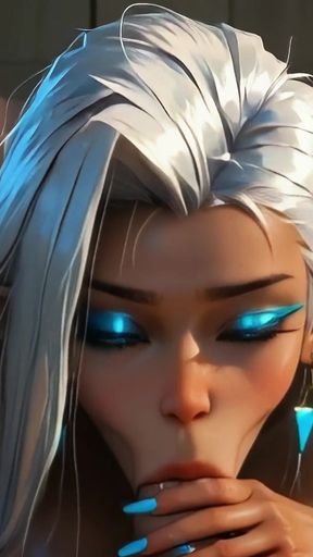Hot Big Ass DARK ELF Gets Fucked (AI Generated)   Clip 1