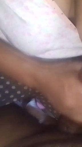 Captivating moment from &quot;Indian Housewife gives oiled up fast hand job until cum shoot.&quot;