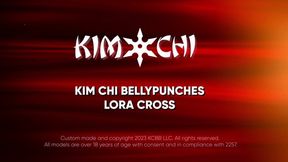 Kim Chi BellyPunches Lora Cross