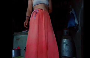 Homemade masturbation in quarantine from an 18-year-old Asian woman with pigtails