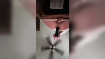 Sissy Femboy Cums Hands-Free from Anal Dildo Play