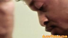 ”Vintage black macho bareback fucking his charming BF”