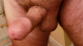 Jerking my big cock