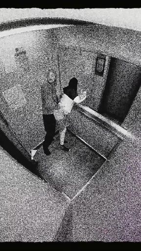 Epic moment from "Viral video, preppy girl having sex in the elevator"