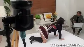 Miina Kotaki lovely Asian Darling fucks in sexy costume