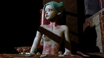 Rebbeca has sex through a hole in the wall | Cyberpunk Edgerunners