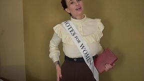 Suffragist time travel starring brooke lyn rose