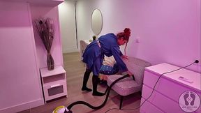 4K VACUUM CLEANER VACUUMING MY TITS ASS PUSSY TILL ORGASM