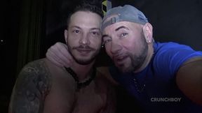 hot spasnih boy used raw in backroom club bareback