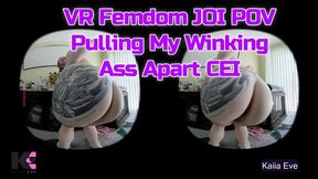 VR Femom JOI POV Pulling My Winking Ass Apart CEI!