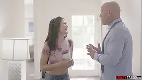 Asian Stepdaughter Wets Herself And Fucked By Her Old S