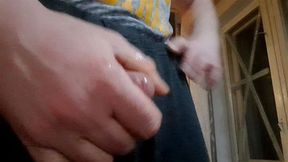 put a sock on his dick