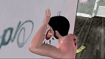 Animated 3D Gay Porn - Handsome Man Sucking Dick Through Glory Hole in Men'_s Toilet