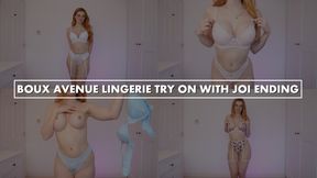 NSFW Boux Avenue Lingerie Try On with JOI Ending