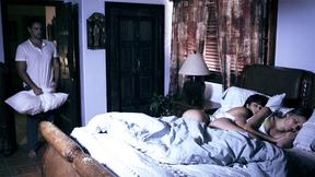 Horny step dad fucks lesbian stepdaughters big ass Latin teen Girlfriend