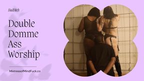 Double Domme Ass Worship