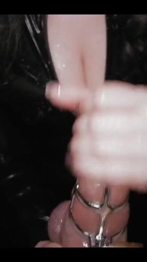 Have You Seen How I Made Him Cum in His Chastity Cage?