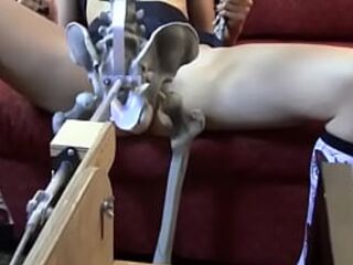 Cute witch and skeleton get it on