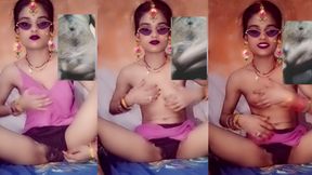 Jija sali video call sex showing boobs and Rosy pussy, tight pussy XXX video