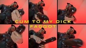 Cum To My Dick Faggot- Ebony Femdom Goddess Rosie Reed Domme Strap On Make Me Bi Domination JOI- 1080p HD
