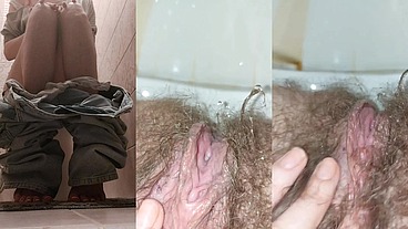 A stream is flowing through my hair