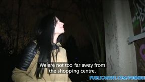 PublicPorn Long black haired sexy babe fucking outdoors