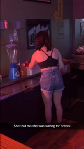 Your girlfriend gets payed to be the bars free use whore (Trailer)
