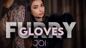 Furry Gloves JOI