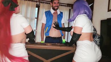 Latina Milf gets fucked by her son Ash in Pokémon cosplay