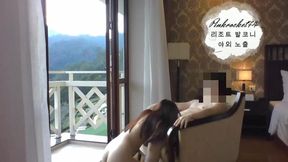 Asian couple loves to screw at balcony ?? ??? ?? ??[PKRK-006 FS Sample] (Abella Danger &mdash;  Autumn Falls)
