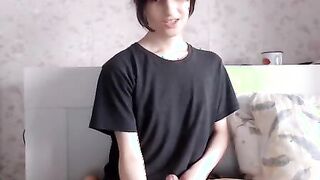 Femboy cam home video