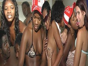 The Brazilian Orgy Freak Fest..The Luckiest Black man in Brazil.