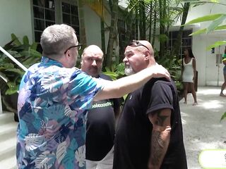 Tadople And His Allies Pound Ameena Green's Twat In Raw Four-Way!