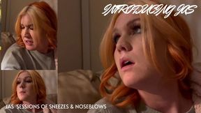 GORGEOUS LADIES OF SNEEZE INTRODUCES YOU TO "JAS"! THE LATEST BEAUTIFUL SNEEZING MODEL! SNEEZE, SNEEZES, AND MORE SNEEZES! WMV VERSION