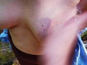 Tittenklatschen in blauer Bluse - Directors cut
