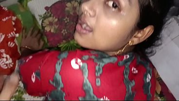 Desi Bhabhi in Red Saree Doggy Style Hard Fucking &amp_ Blowjob - Homemade Indian Sex