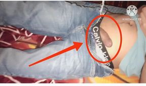 My Straight Friend Morning Wood Big Nonster Cock First Time I Give Him Handjob