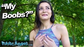 Public Agent featuring Valentina Bianco and Martin Gun's outdoors porn