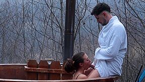 Hot Tub Public Sex And Car Sex Filmed With Drone