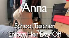 School Teacher Enjoys Day Off