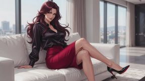 Foot Worship Stories #10: Brunette Goddess Demands Louboutin Cleaning Duty