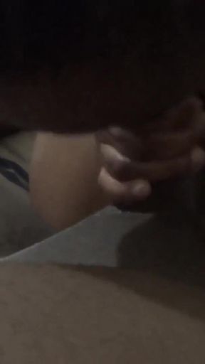 Exploding a Huge Nut in Her Mouth