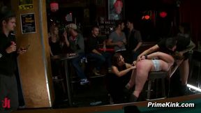 Sasha Knox Public Bar Disgrace