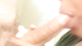 Sexy Kitchen Deepthroat With Facialized Wife